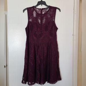 Purple Lace Express Dress
